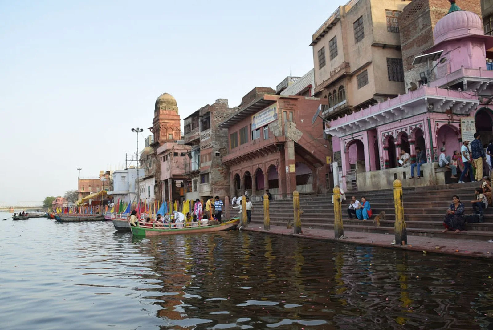 The Yamuna riverfront at Mathura