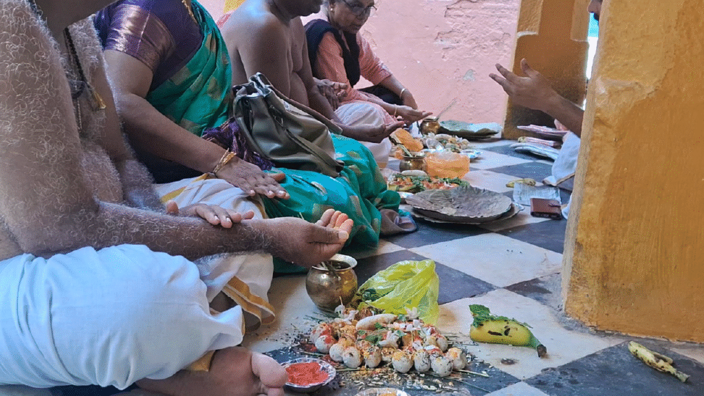 Performing Pind Daan rituals to honor the ancestors- You Can Perform Shraddha at Home
